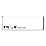 PRES-a-ply® Labels, Laser Printers, 1.33 x 4, White, 14/Sheet, 100 Sheets/Box (AVE30602) Box of 1400