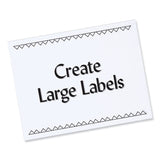 PRES-a-ply® Labels, Laser Printers, 8.5 x 11, White, 100/Box (AVE30605) Box of 100