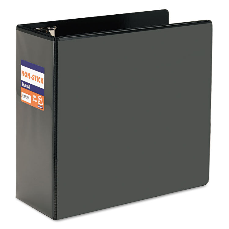 Samsill® Nonstick D-Ring View Binder, 3 Rings, 5" Capacity, 11 x 8.5, Black (SAM16400)