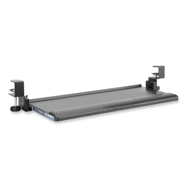 Kantek Desk Clamp Five-Position Tilting Keyboard Tray, 26.8" x 11.1, Black (KTKKT175) Each