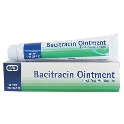 G & W® First Aid Antibiotic Bacitracin Ointment 1 oz. Tube (476178_EA) 1/EA