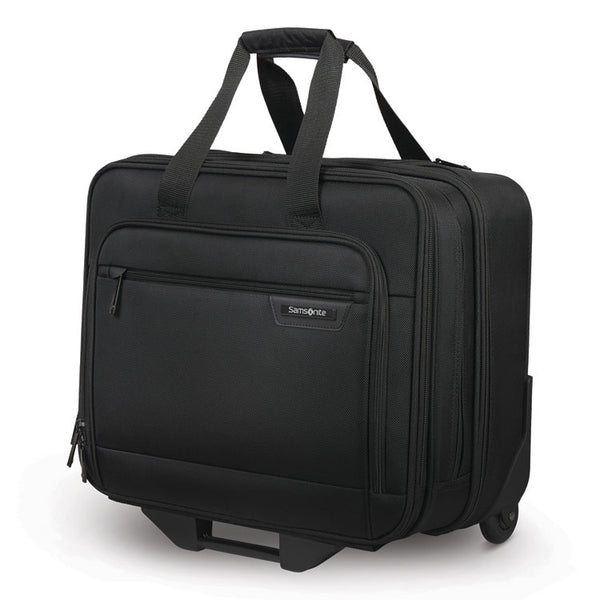 Samsonite® zRolling Business Case, Fits Devices Up to 15.6", Polyester, 16.54 x 8 x 9.06, Black (SML1412781041) Each