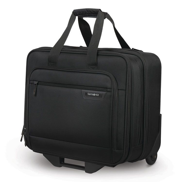 Samsonite® zRolling Business Case, Fits Devices Up to 15.6", Polyester, 16.54 x 8 x 9.06, Black (SML1412781041) Each