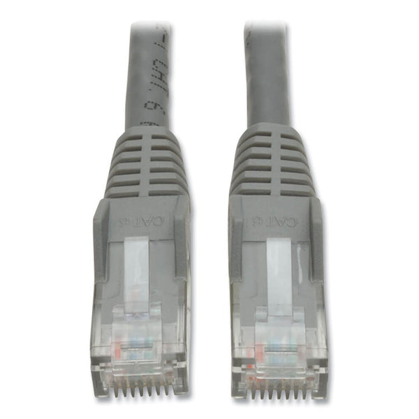 Tripp Lite CAT6 Gigabit Snagless Molded Patch Cable, 7 ft, Gray (TRPN201007GY)