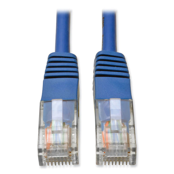 Tripp Lite CAT5e 350 MHz Molded Patch Cable, 10 ft, Blue (TRPN002010BL)