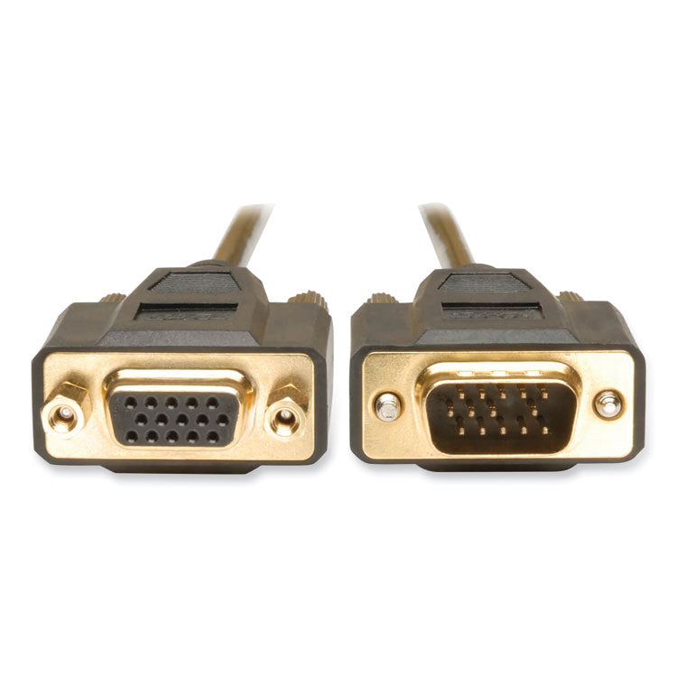 Tripp Lite VGA Monitor Extension Cable, 10 ft, Black (TRPP510010) Each