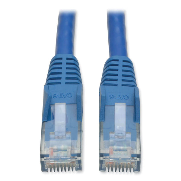Tripp Lite CAT6 Gigabit Snagless Molded Patch Cable, 1 ft, Blue (TRPN201001BL) Each