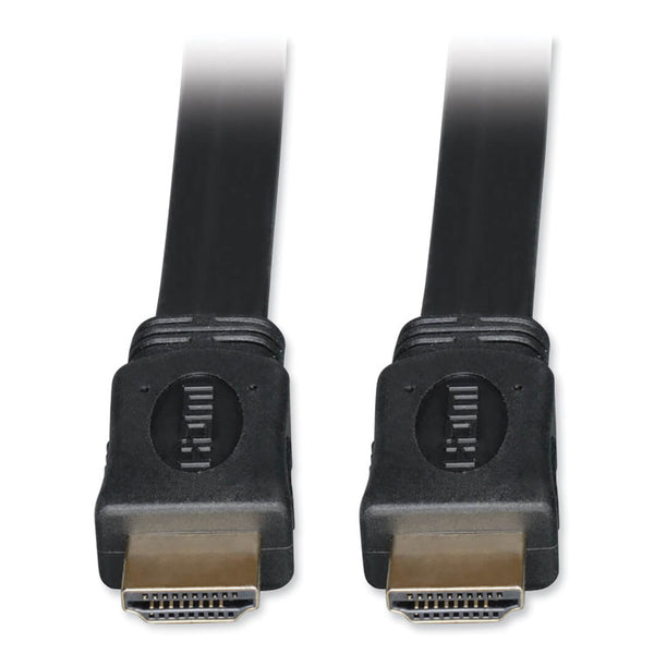 Tripp Lite High Speed HDMI Flat Cable, Ultra HD 4K, Digital Video with Audio (M/M), 6 ft, Black (TRPP568006FL) Each