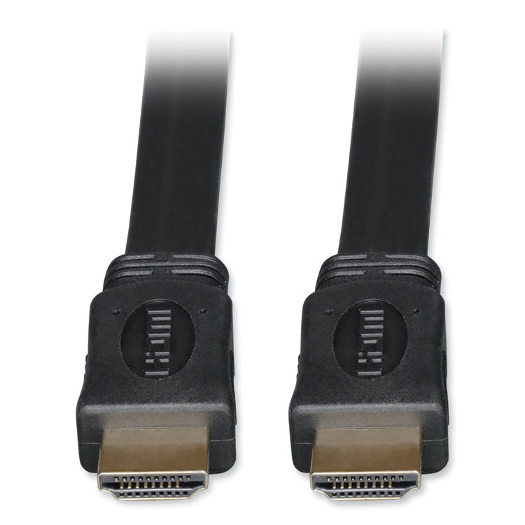 Tripp Lite High Speed HDMI Flat Cable, Ultra HD 4K, Digital Video with Audio (M/M), 6 ft, Black (TRPP568006FL) Each