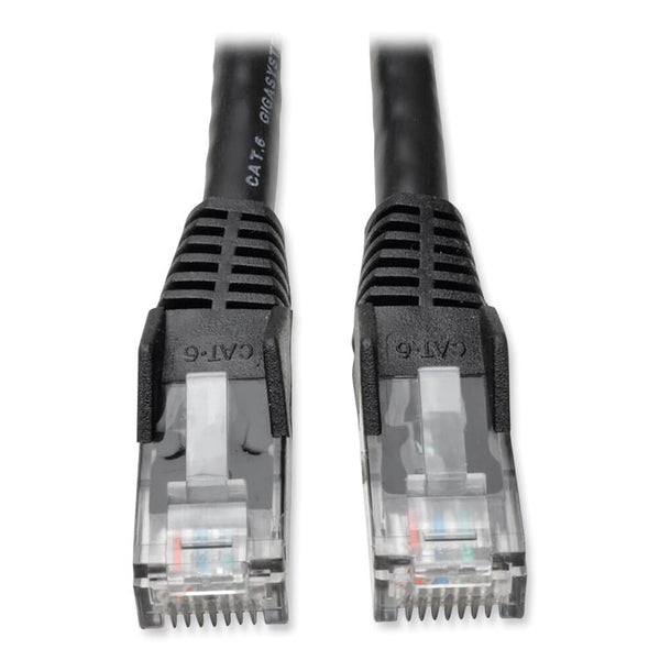 Tripp Lite CAT6 Gigabit Snagless Molded Patch Cable, 1 ft, Black (TRPN201001BK)