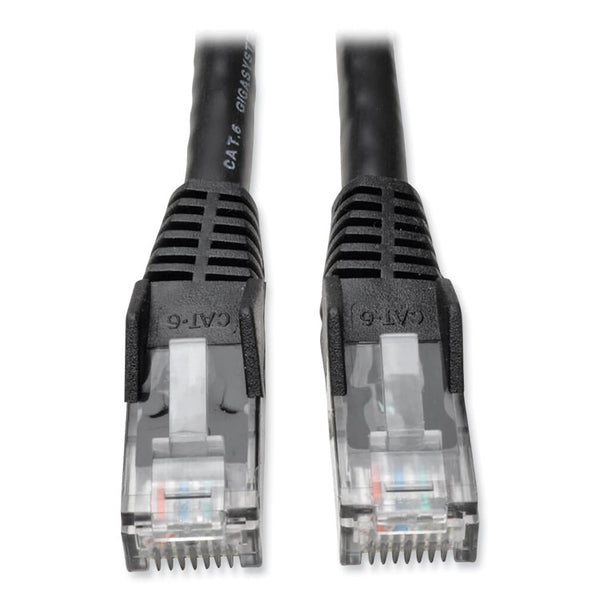 Tripp Lite CAT6 Gigabit Snagless Molded Patch Cable, 1 ft, Black (TRPN201001BK) Each
