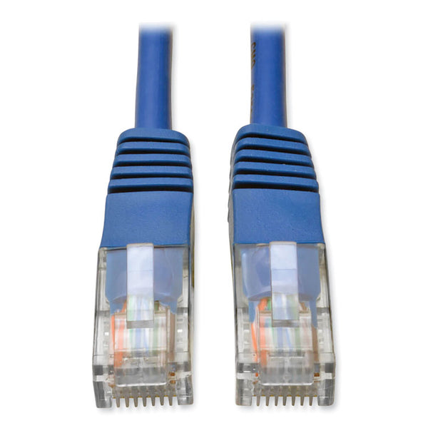 Tripp Lite CAT5e 350 MHz Molded Patch Cable, 7 ft, Blue (TRPN002007BL)