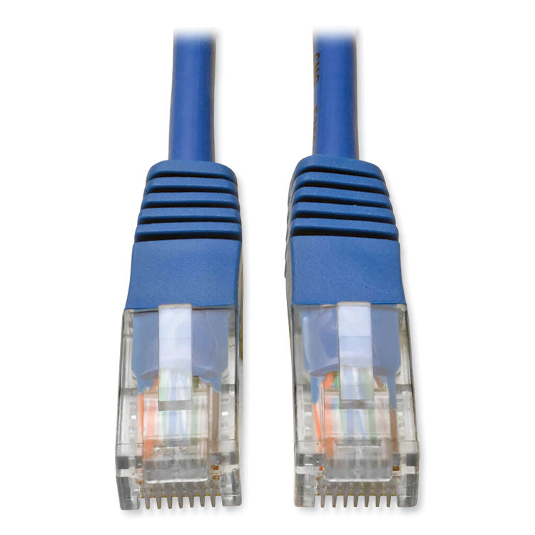 Tripp Lite CAT5e 350 MHz Molded Patch Cable, 7 ft, Blue (TRPN002007BL) Each