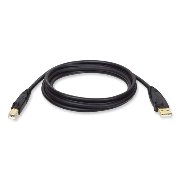 Tripp Lite USB 2.0 A/B Cable, 10 ft, Black (TRPU022010) Each