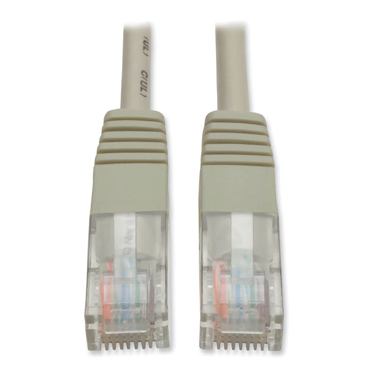 Tripp Lite CAT5e 350 MHz Molded Patch Cable, 25 ft, Gray (TRPN002025GY) Each