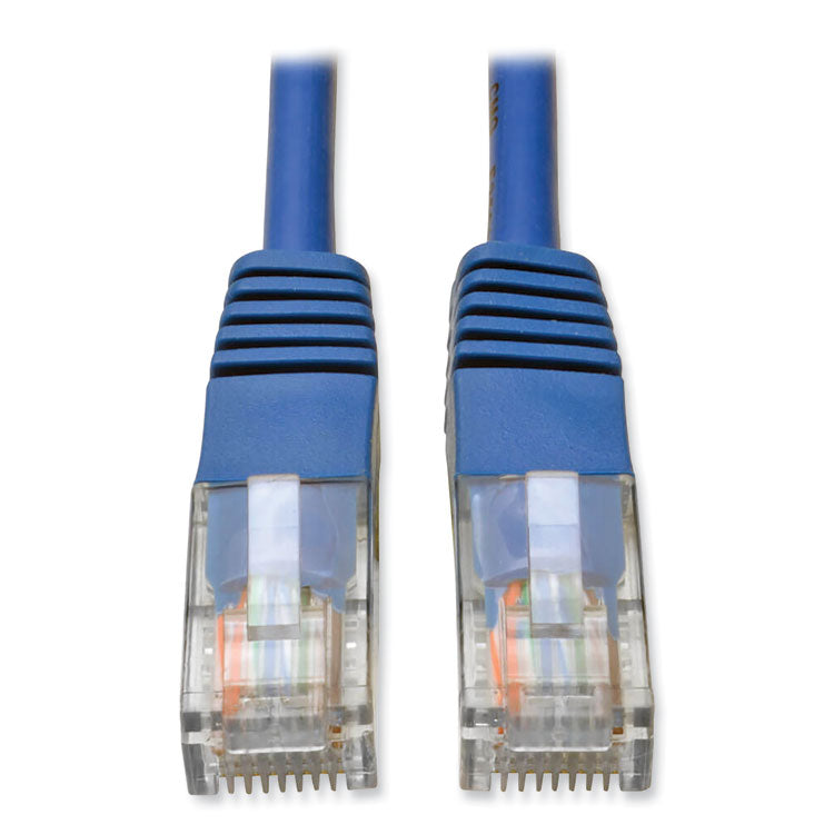 Tripp Lite CAT5e 350 MHz Molded Patch Cable, 25 ft, Blue (TRPN002025BL) Each