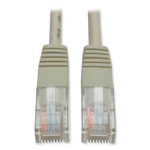 Tripp Lite CAT5e 350 MHz Molded Patch Cable, 100 ft, Gray (TRPN002100GY)