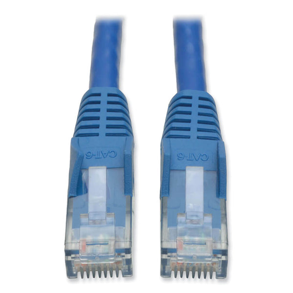 Tripp Lite CAT6 Gigabit Snagless Molded Patch Cable, 14 ft, Blue (TRPN201014BL) Each