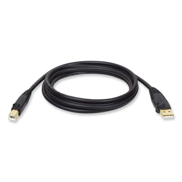 Tripp Lite USB 2.0 A/B Cable (M/M), 15 ft, Black (TRPU022015) Each