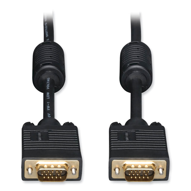Tripp Lite VGA Coaxial High-Resolution Monitor Cable with RGB Coaxial, 6 ft, Black (TRPP502006) Each