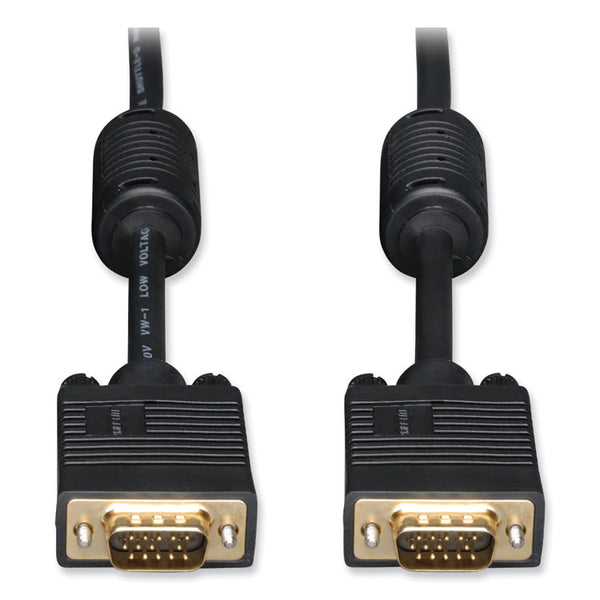 Tripp Lite VGA Coaxial High-Resolution Monitor Cable with RGB Coaxial, 50 ft, Black (TRPP502050) Each