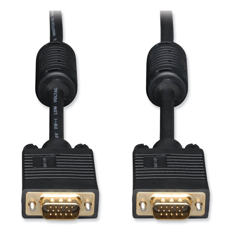 Tripp Lite VGA Coaxial High-Resolution Monitor Cable with RGB Coaxial, 50 ft, Black (TRPP502050) Each
