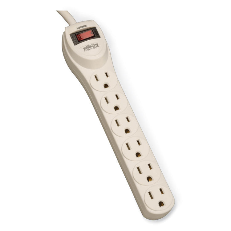 Tripp Lite Waber-by-Tripp Lite Industrial Power Strip, 6 Outlets, 4 ft Cord, Gray (TRPPS6) Each