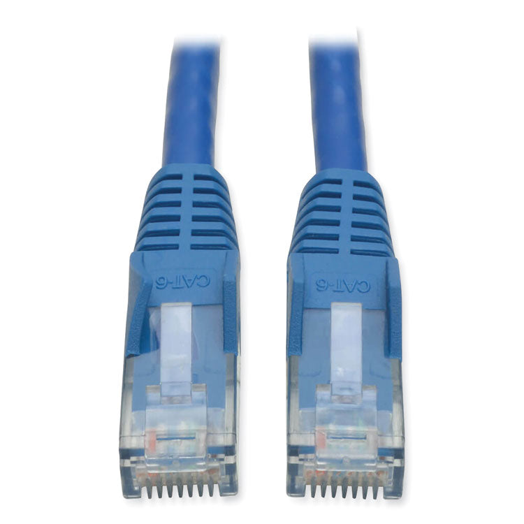 Tripp Lite CAT6 Gigabit Snagless Molded Patch Cable, 5 ft, Blue (TRPN201005BL) Each