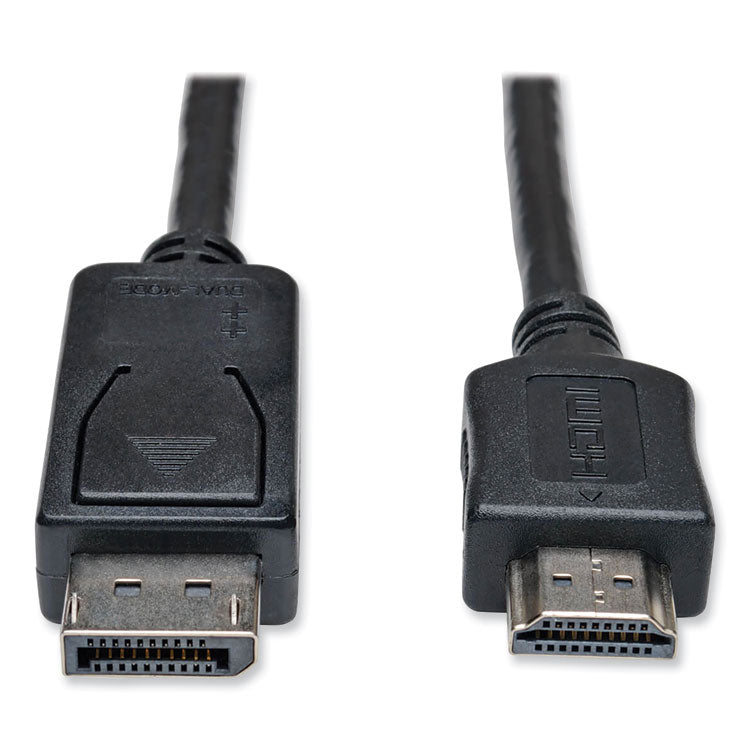 Tripp Lite DisplayPort to HDMI Cable Adapter, 10 ft, Black (TRPP582010) Each