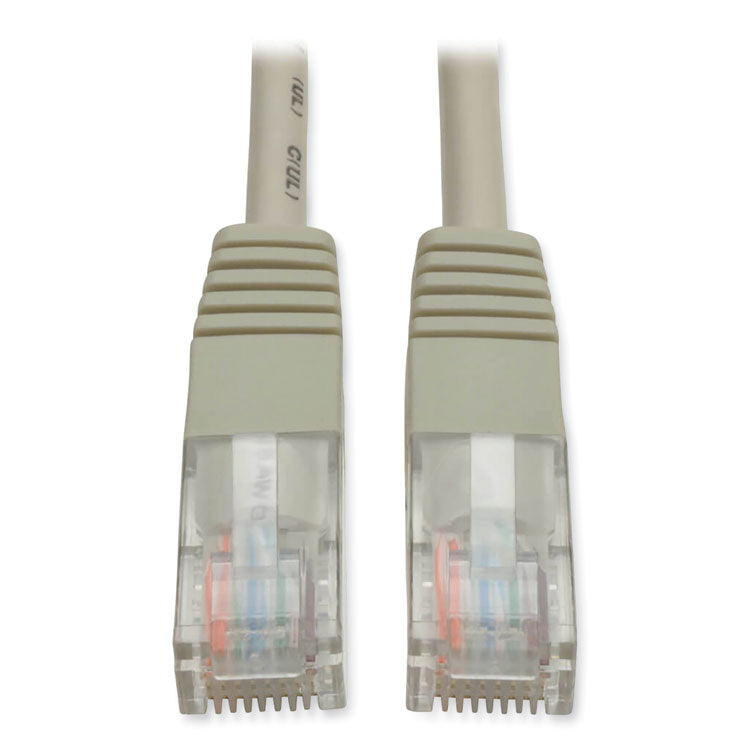 Tripp Lite CAT5e 350 MHz Molded Patch Cable, 50 ft, Gray (TRPN002050GY) Each