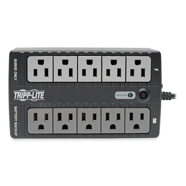 Tripp Lite Internet Office Ultra-Compact Desktop Standby UPS, 10 Outlets, 550 VA, 420 J (TRPINTERNET550U) Each