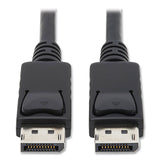 Tripp Lite DisplayPort Cable with Latches (M/M), 6 ft, Black (TRPP580006) Each