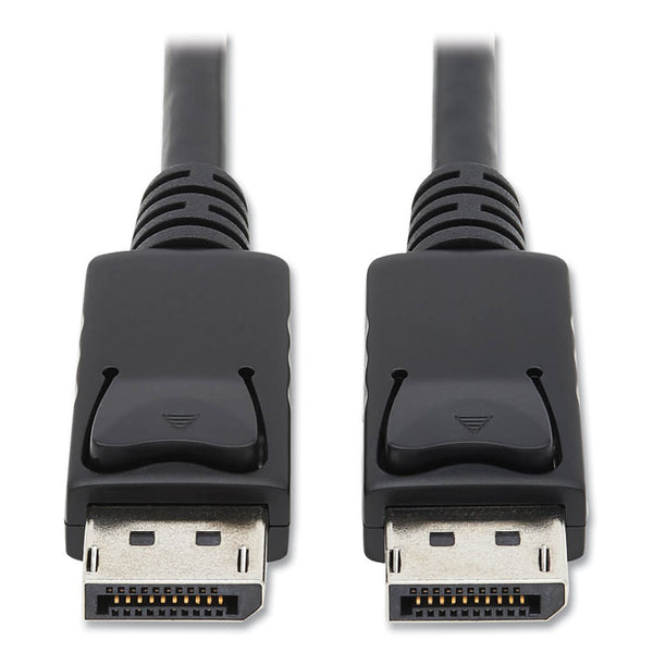 Tripp Lite DisplayPort Cable with Latches (M/M), 6 ft, Black (TRPP580006) Each