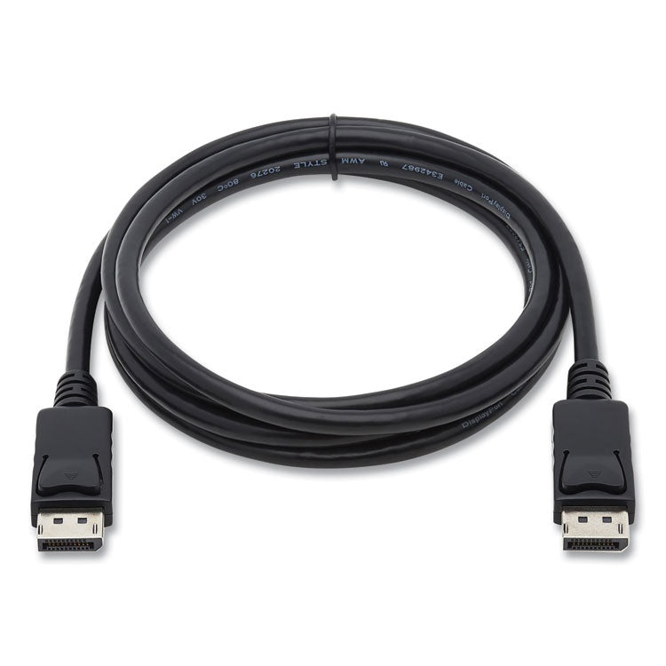 Tripp Lite DisplayPort Cable with Latches (M/M), 6 ft, Black (TRPP580006) Each