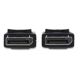 Tripp Lite DisplayPort Cable with Latches (M/M), 6 ft, Black (TRPP580006) Each