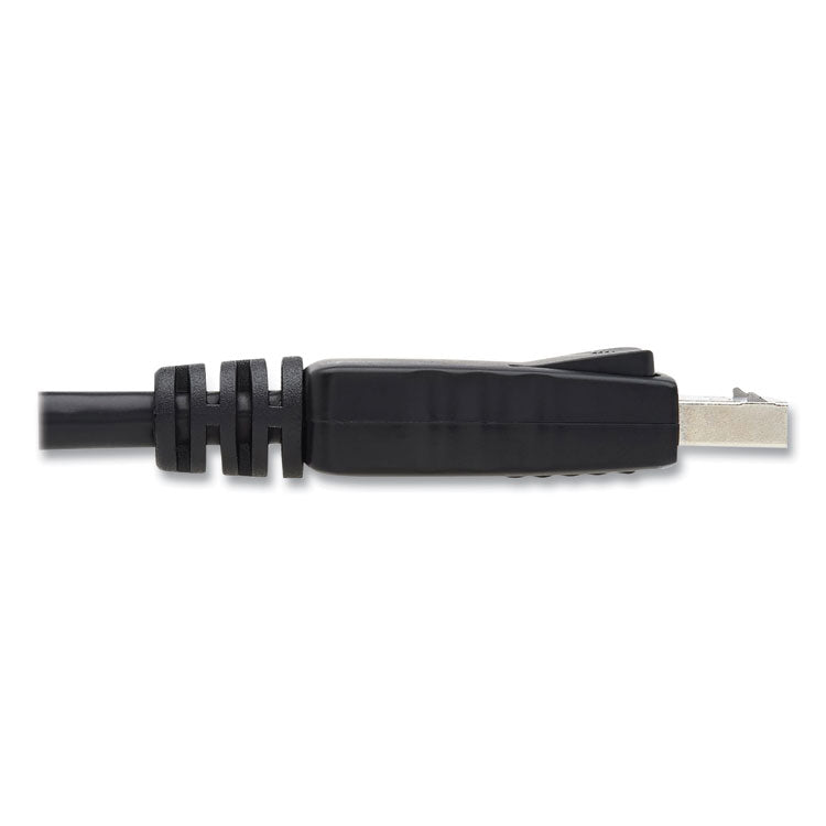 Tripp Lite DisplayPort Cable with Latches (M/M), 6 ft, Black (TRPP580006) Each