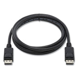 Tripp Lite DisplayPort to DisplayPort Cable 4K with Latches, 10 ft, Black (TRPP580010) Each