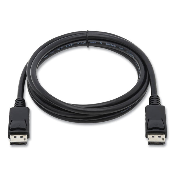 Tripp Lite DisplayPort to DisplayPort Cable 4K with Latches, 10 ft, Black (TRPP580010) Each