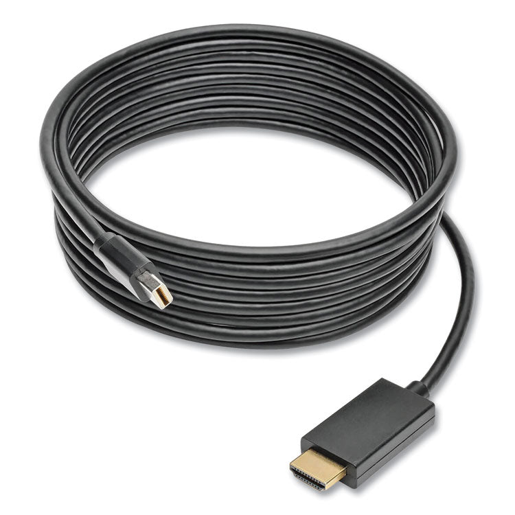 Tripp Lite Mini DisplayPort/Thunderbolt to HDMI Cable Adapter, 6 ft, Black (TRPP586006HDMI) Each