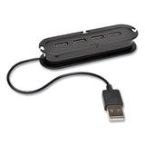Tripp Lite USB 2.0 Ultra-Mini Compact Hub with Power Adapter, 4 Ports, Black (TRPU222004R) Each