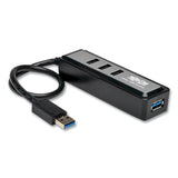 Tripp Lite USB 3.0 SuperSpeed Hub, 4 Ports, Black (TRPU360004MINI) Each