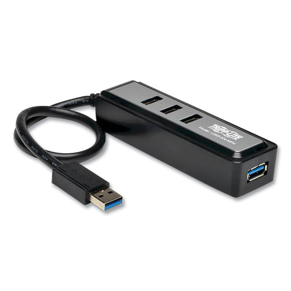 Tripp Lite USB 3.0 SuperSpeed Hub, 4 Ports, Black (TRPU360004MINI) Each