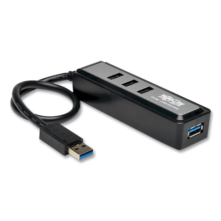 Tripp Lite USB 3.0 SuperSpeed Hub, 4 Ports, Black (TRPU360004MINI) Each