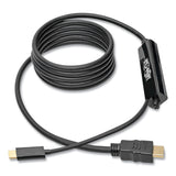Tripp Lite USB Type C to HDMI Cable, 6 ft, Black (TRPU444006H) Each