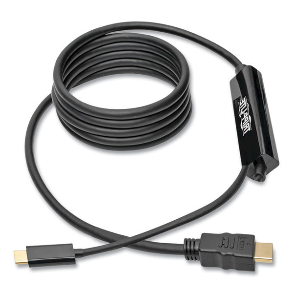 Tripp Lite USB Type C to HDMI Cable, 6 ft, Black (TRPU444006H) Each