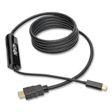 Tripp Lite USB Type C to HDMI Cable, 6 ft, Black (TRPU444006H) Each