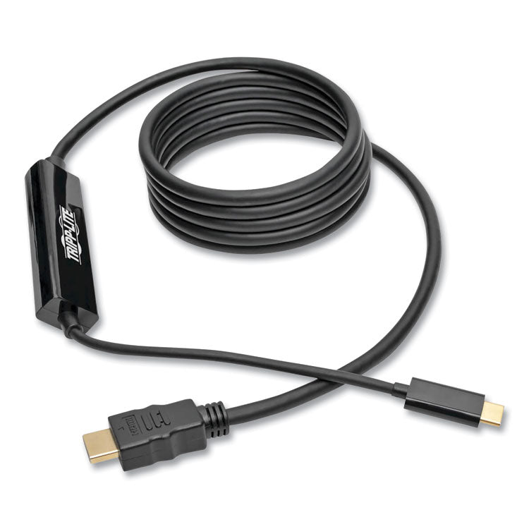 Tripp Lite USB Type C to HDMI Cable, 6 ft, Black (TRPU444006H) Each