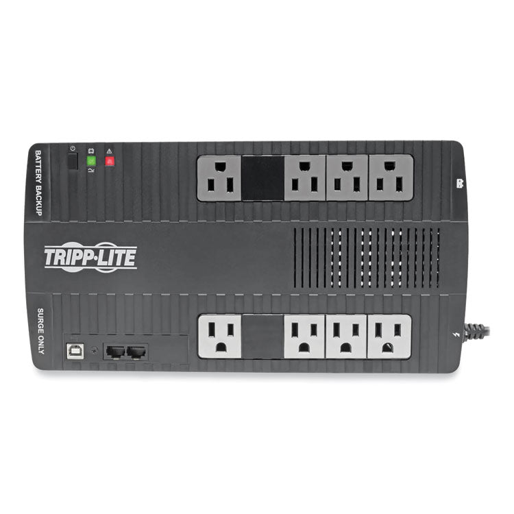 Tripp Lite AVR Series Ultra-Compact Line-Interactive UPS, 8 Outlets, 550 VA, 420 J (TRPAVR550U) Each