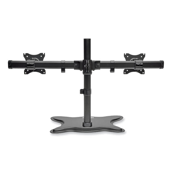 Tripp Lite Dual Desktop Monitor Stand, For 13" to 27" Monitors, 31.69" x 10" x 18.11", Black, Supports 26 lb (TRPDDR1327SDD)