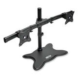 Tripp Lite Dual Desktop Monitor Stand, For 13" to 27" Monitors, 31.69" x 10" x 18.11", Black, Supports 26 lb (TRPDDR1327SDD) Each